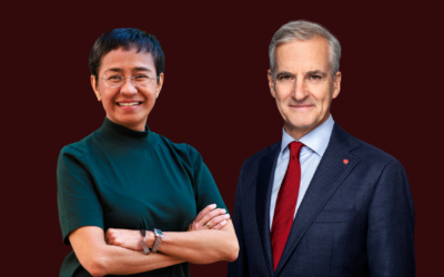 Norwegian Prime Minister and Maria Ressa in in-depth conversation at WEXFO